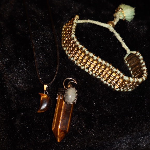 Tiger’s Eye Jewelry Set - Picture 2 of 4